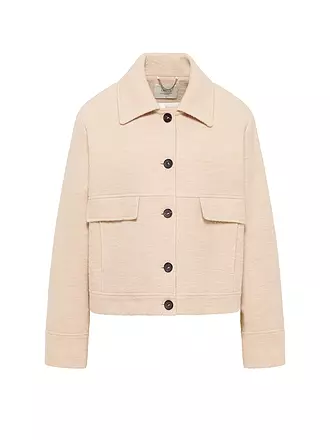LANIUS | Veste en laine foulée | creme